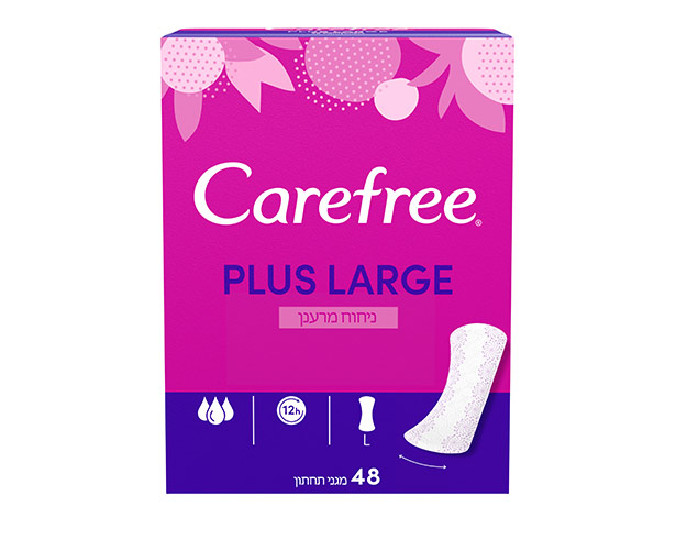 ניחוח מרענן ניחוח מרענן Carefree<sup>®</sup> Plus Large