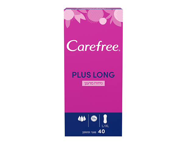 ניחוח מרענן  ניחוח מרענן  Carefree<sup>®</sup> Plus Long